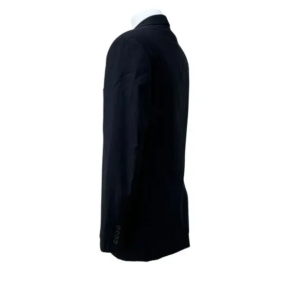Givenchy Sport Coat Blazer Jacket 43” Chest Black Wool 3 Button Single Breasted - Picture 6 of 15